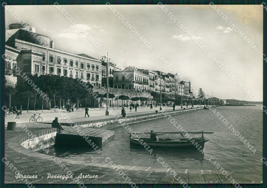Siracusa Città Barca Foto FG cartolina ZKM7889 – fronte