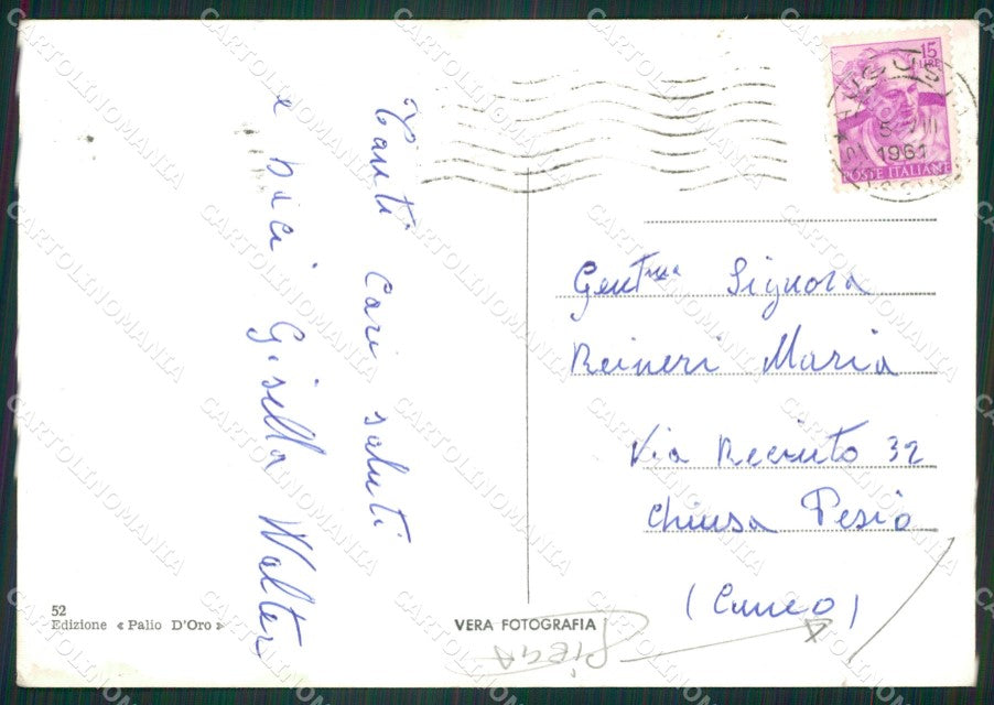 Siracusa Augusta Saluti da PIEGA Foto FG cartolina ZKM7901 – retro