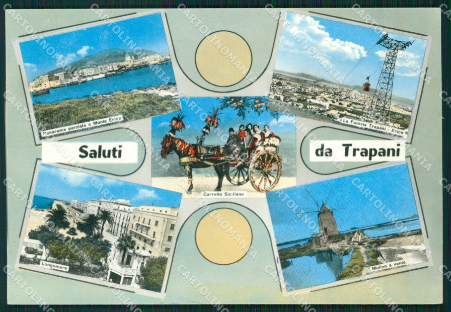 Trapani Città Saluti da Foto FG cartolina ZKM7916 – fronte