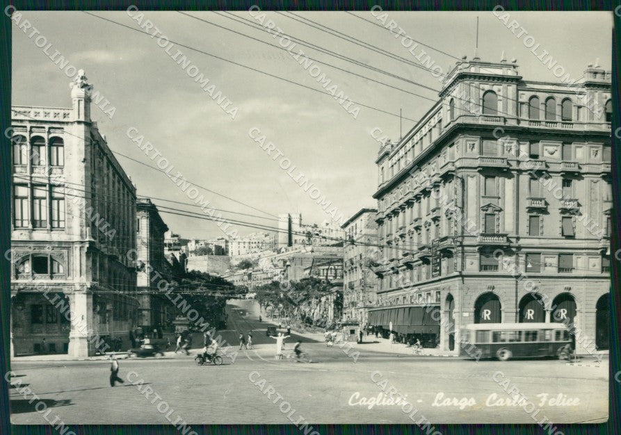 Cagliari Città Corriera Foto FG cartolina ZKM7942 – fronte