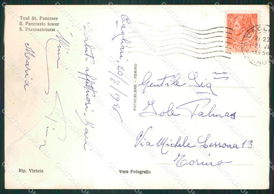 Cagliari Città Foto FG cartolina ZKM7943 – retro
