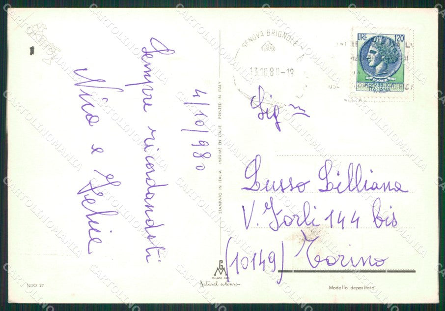Nuoro Città Saluti da Foto FG cartolina ZKM7959 – retro