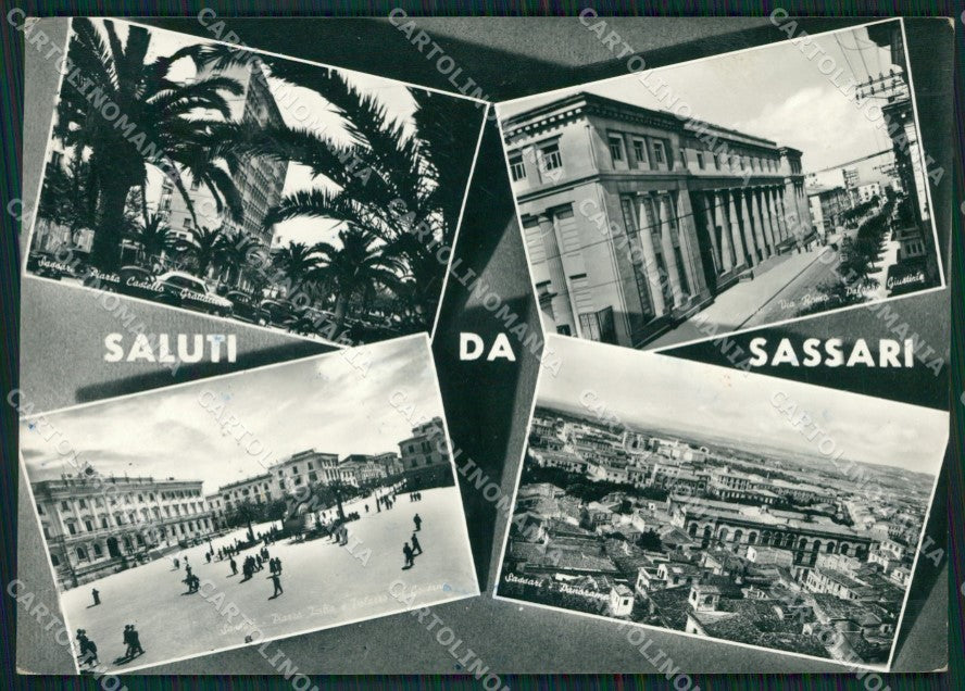 Sassari Città Saluti da Foto FG cartolina ZKM7971 – fronte