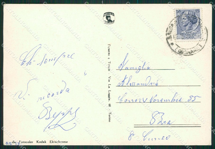 Sassari Città Saluti da Aereo Foto FG cartolina ZKM7984 – retro