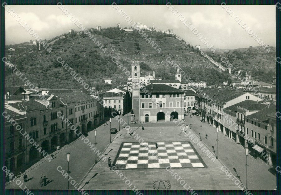 Vicenza Marostica Scacchiera Foto FG cartolina ZKM7991 – fronte