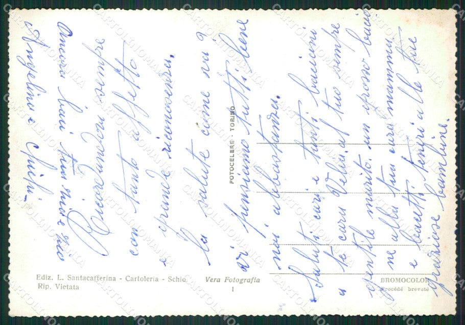 Vicenza Schio Saluti da Foto FG cartolina ZKM8001 – retro