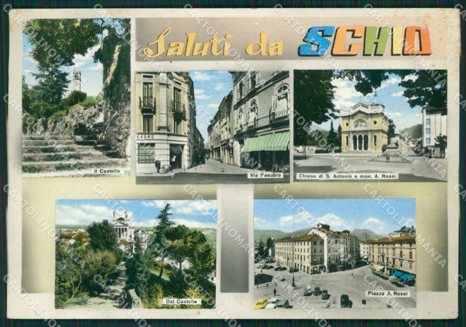 Vicenza Schio Saluti da FORI Foto FG cartolina ZKM8012 – fronte