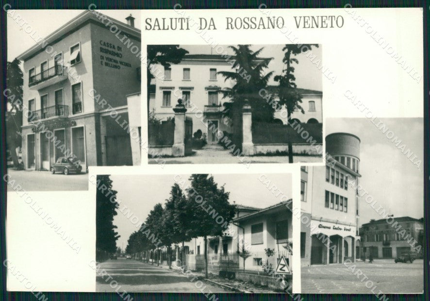 Vicenza Rossano Veneto Saluti da Foto FG cartolina ZKM8028 – fronte