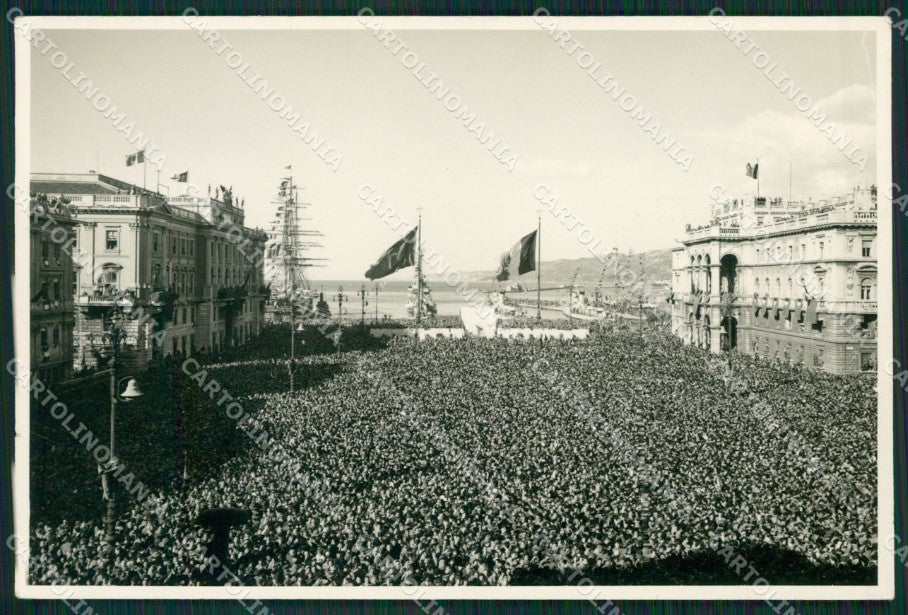 Trieste Città BOZZA Foto FG cartolina ZKM8030 – fronte