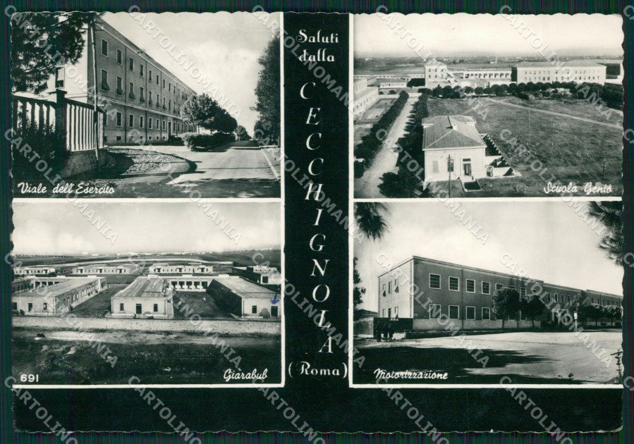 Roma Cecchignola Saluti da Foto FG cartolina ZKM8035 – fronte