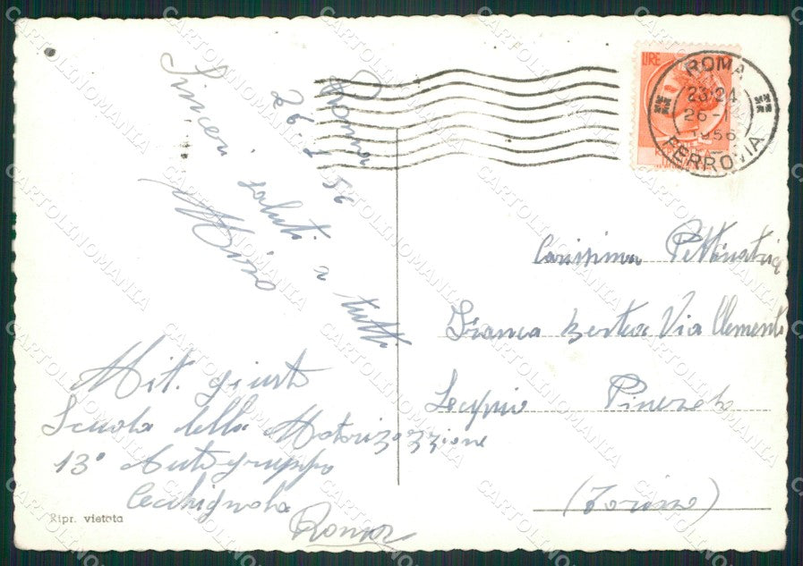 Roma Cecchignola Saluti da Foto FG cartolina ZKM8035 – retro