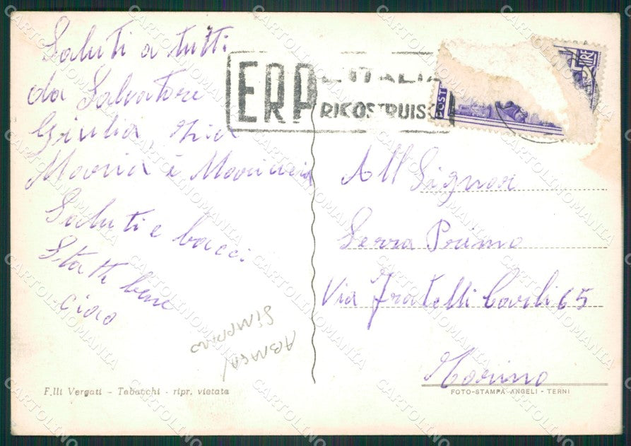 Roma Civitavecchia Saluti da STRAPPINO ABRASA Foto FG cartolina ZKM8039 – retro