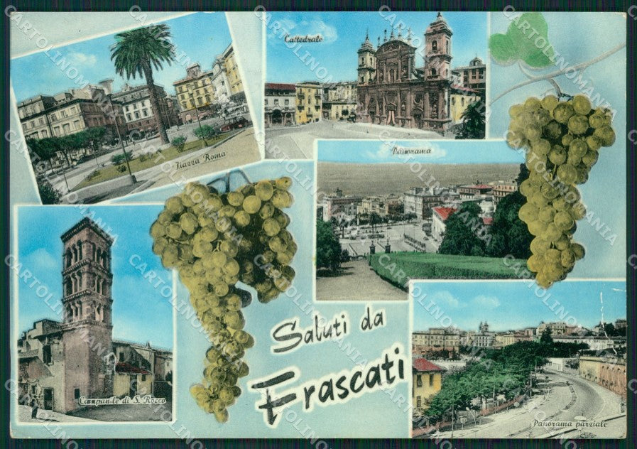 Roma Frascati Saluti da PIEGHINA Foto FG cartolina ZKM8042 – fronte