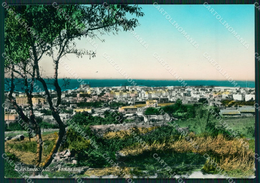 Roma Civitavecchia MACCHIA Foto FG cartolina ZKM8045 – fronte