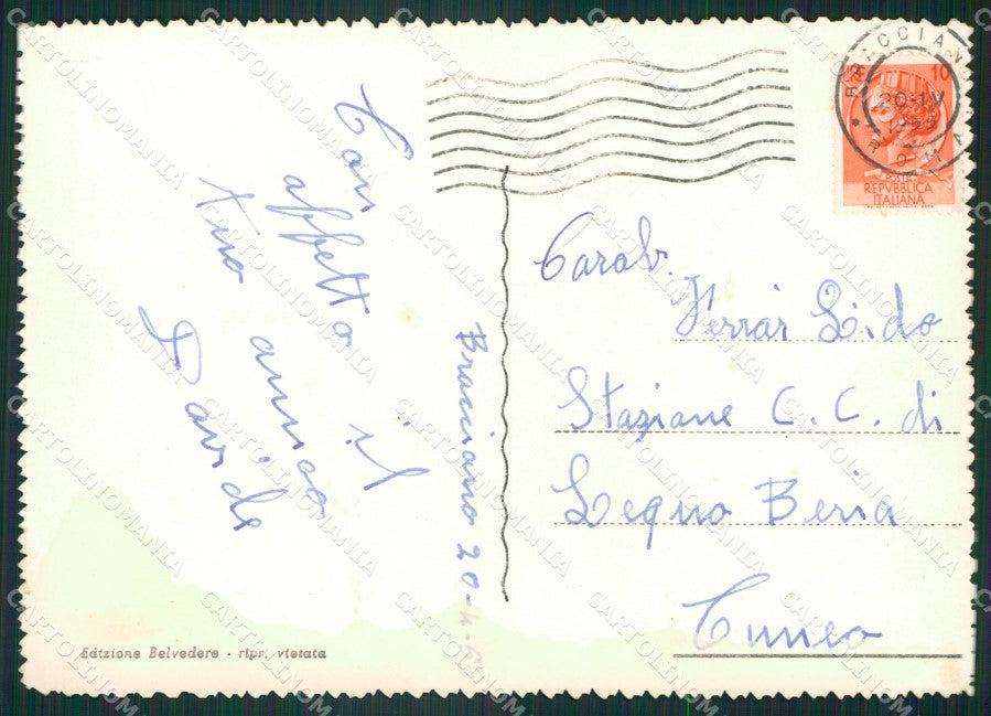 Roma Bracciano Foto FG cartolina ZKM8046 – retro