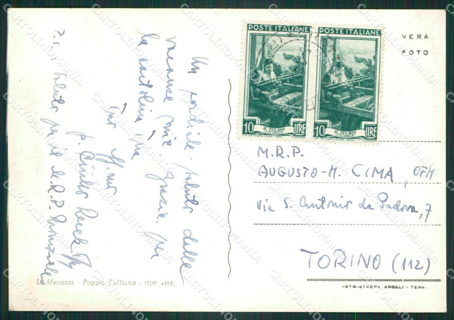 Roma Grottaferrata Foto FG cartolina ZKM8052 – retro
