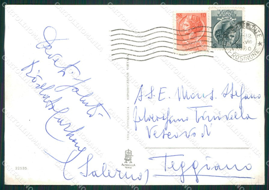 Frosinone Fiuggi Foto FG cartolina ZKM8055 – retro