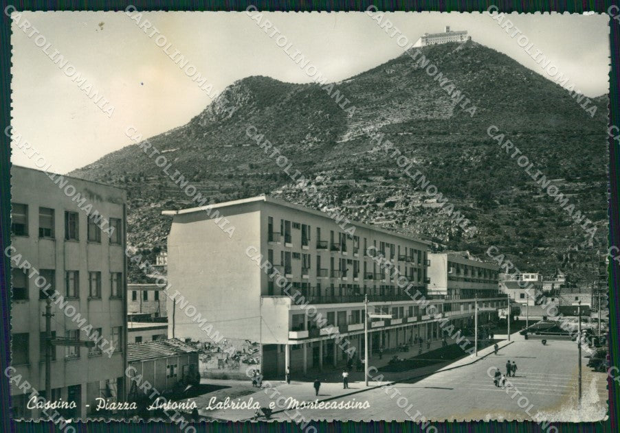 Frosinone Cassino PIEGA Foto FG cartolina ZKM8057 – fronte