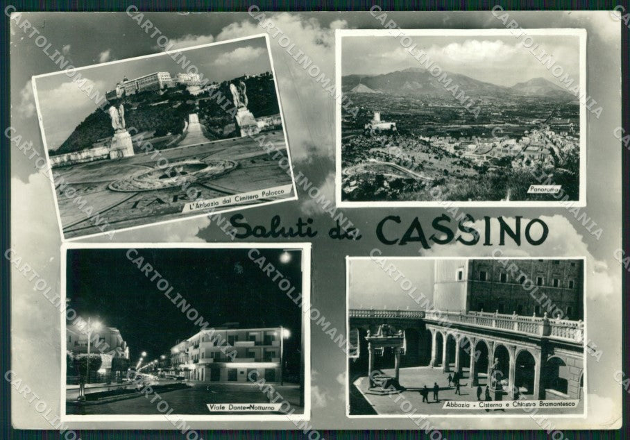 Frosinone Cassino Saluti da Foto FG cartolina ZKM8059 – fronte