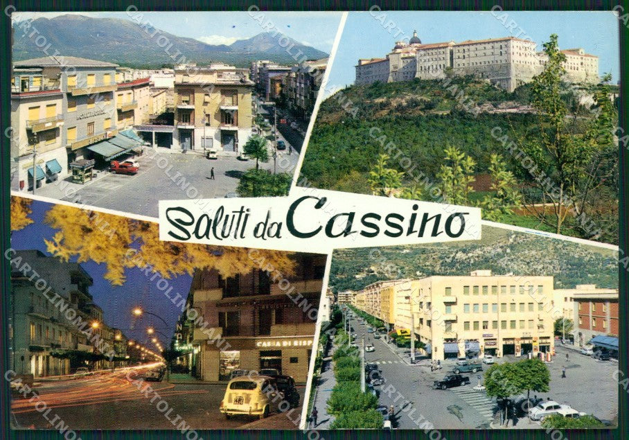 Frosinone Cassino Saluti da Foto FG cartolina ZKM8063 – fronte