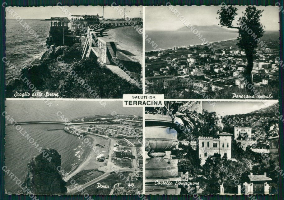 Latina Terracina Saluti da Foto FG cartolina ZKM8069 – fronte