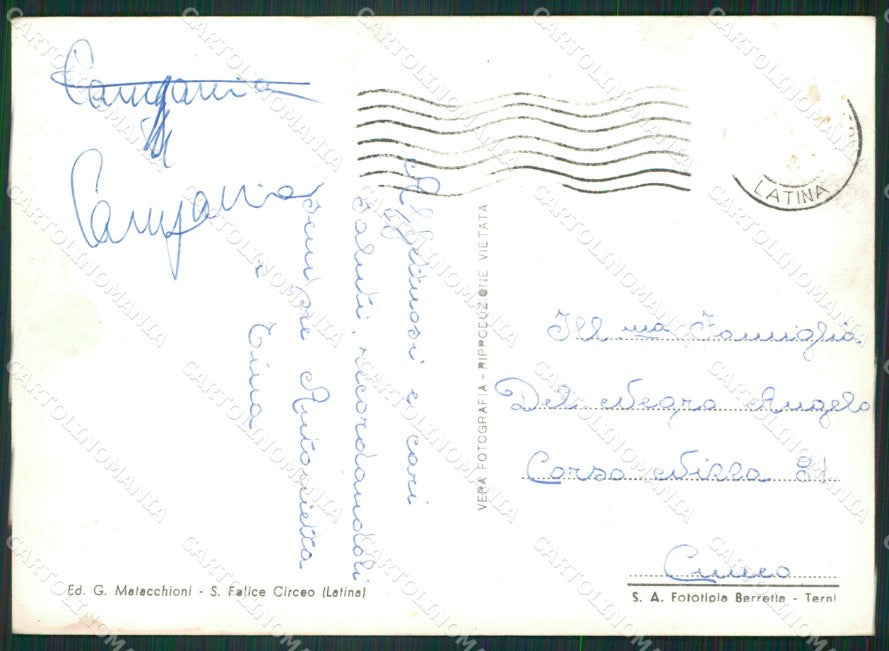 Latina San Felice Circeo Foto FG cartolina ZKM8070 – retro