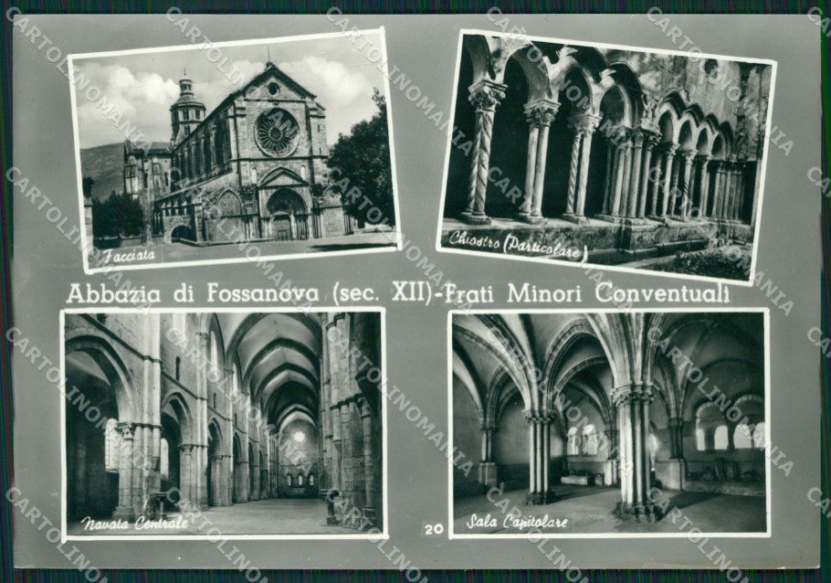 Latina Priverno Abbazia di Fossanova Foto FG cartolina ZKM8072 – fronte