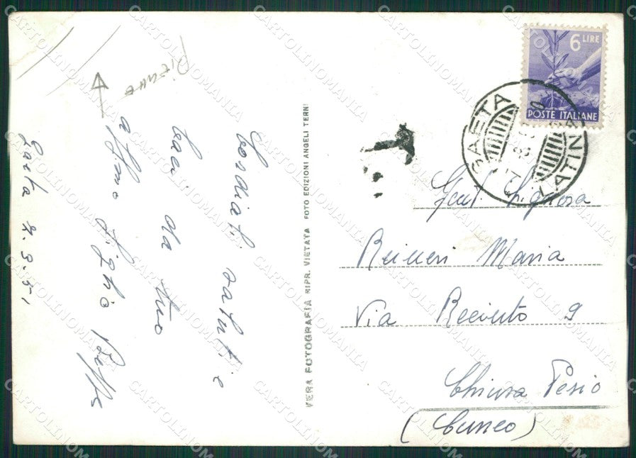 Latina Gaeta PIEGHE Foto FG cartolina ZKM8077 – retro