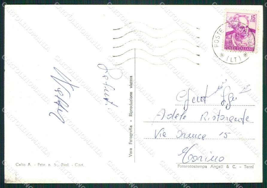 Latina Terracina Saluti da Foto FG cartolina ZKM8078 – retro