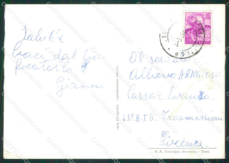 Rieti Città Auto Foto FG cartolina ZKM8087 – retro