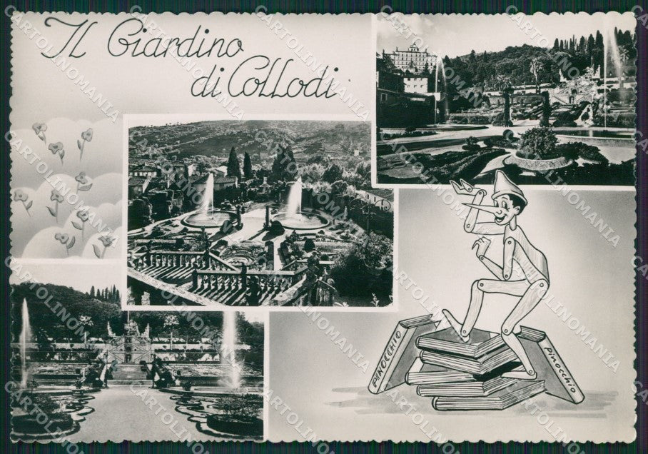 Pistoia Pescia Collodi Pinocchio Foto FG cartolina ZKM8109 – fronte