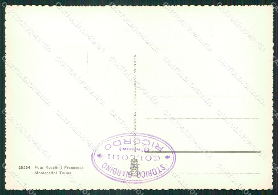 Pistoia Pescia Collodi Pinocchio Foto FG cartolina ZKM8109 – retro