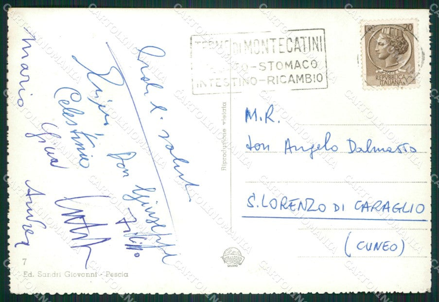 Pistoia Pescia Foto FG cartolina ZKM8114 – retro