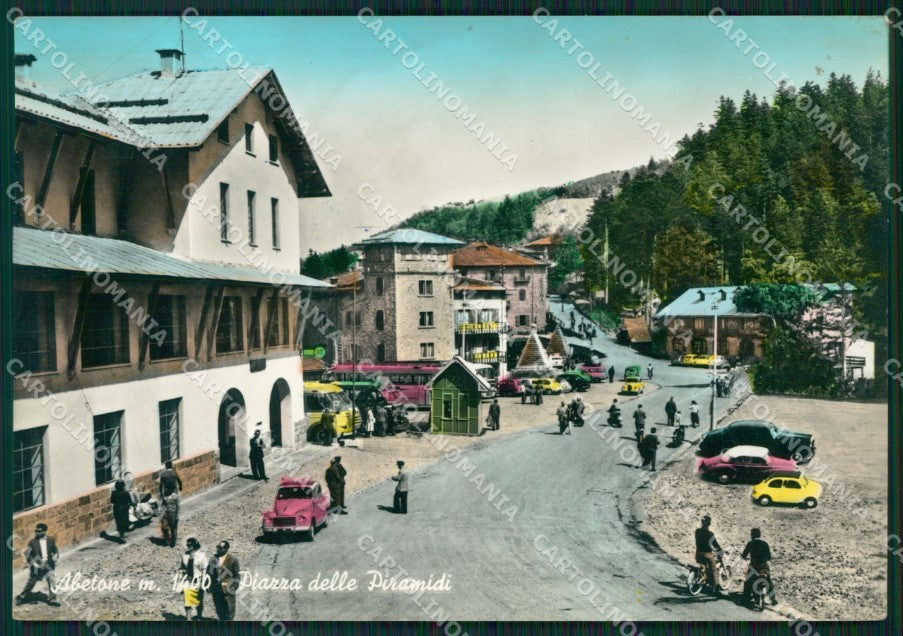 Pistoia Abetone Auto Foto FG cartolina ZKM8116 – fronte
