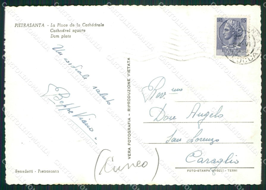 Lucca Pietrasanta Foto FG cartolina ZKM8120 – retro
