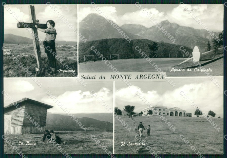 Lucca Giuncugnano Monte Argegna Saluti da Foto FG cartolina ZKM8126 – fronte