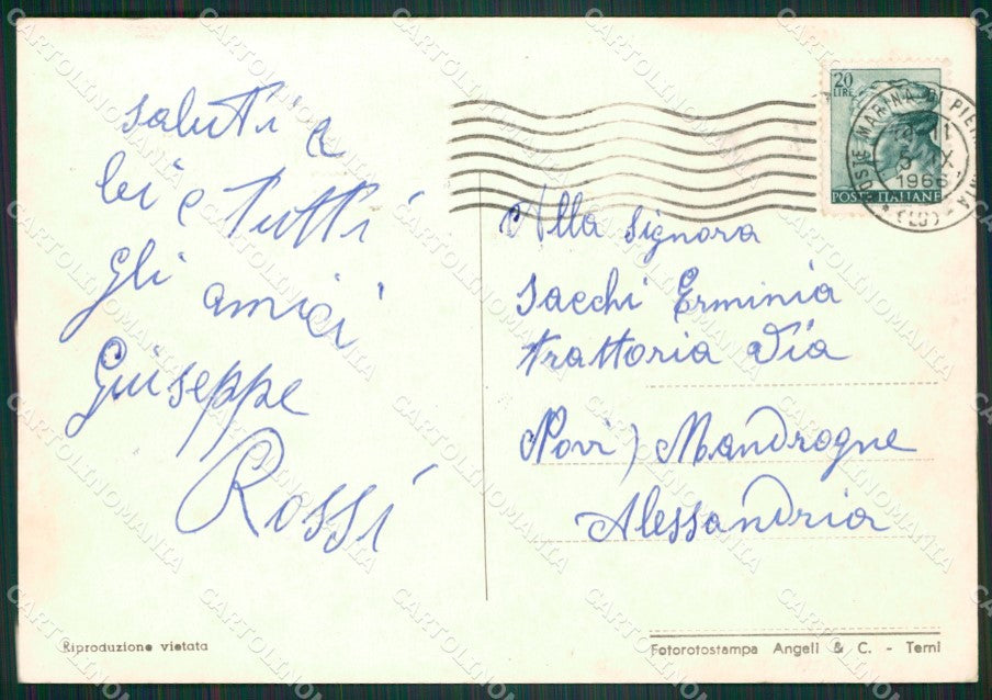 Lucca Pietrasanta Marina di Saluti da Foto FG cartolina ZKM8128 – retro