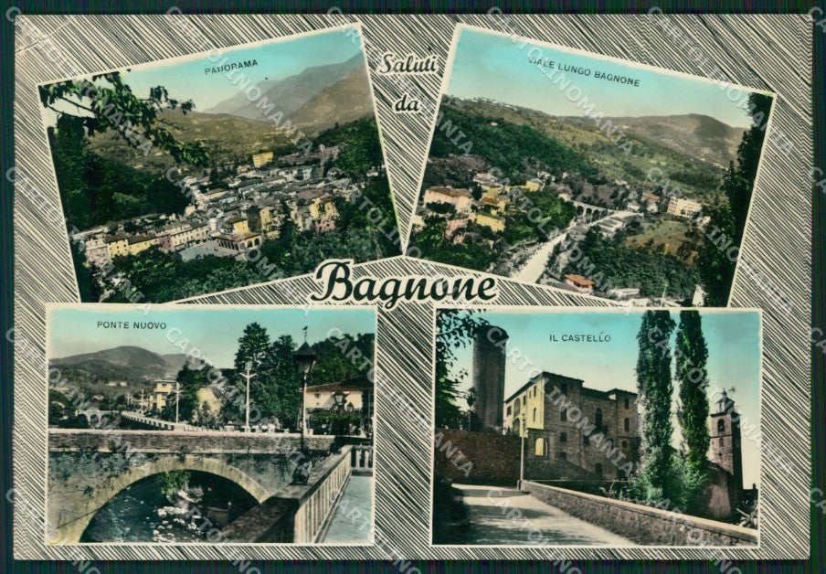 Massa Carrara Bagnone Saluti da Foto FG cartolina ZKM8150 – fronte