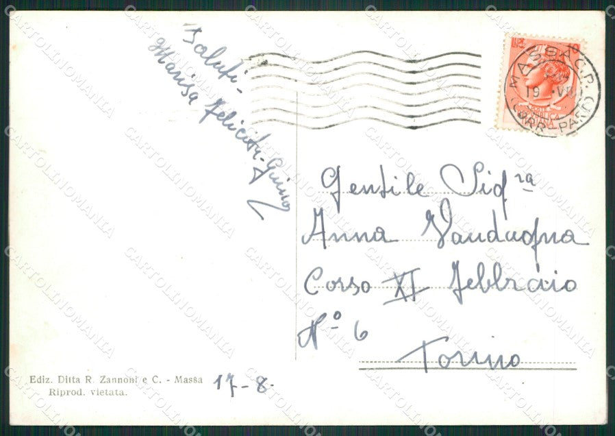 Massa Marina di Foto FG cartolina ZKM8161 – retro