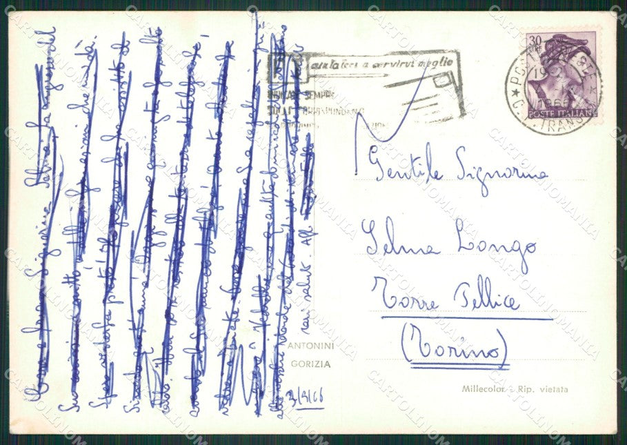 Gorizia Sagrado Saluti da Foto FG cartolina ZKM8179 – retro