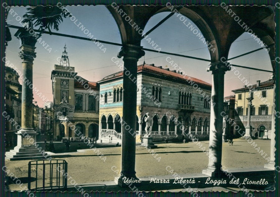 Udine Città PIEGHINE Foto FG cartolina ZKM8187 – fronte