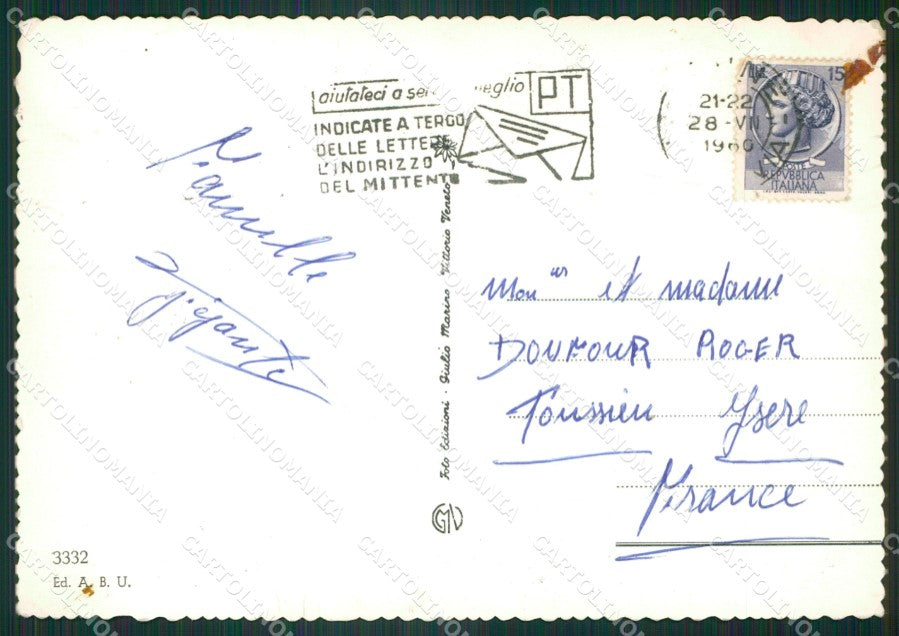 Udine Città PIEGHINE Foto FG cartolina ZKM8187 – retro