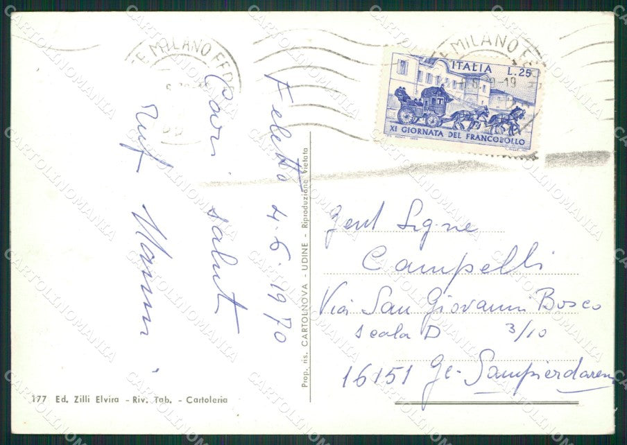 Udine Tavagnacco Feletto Umberto Foto FG cartolina ZKM8208 – retro