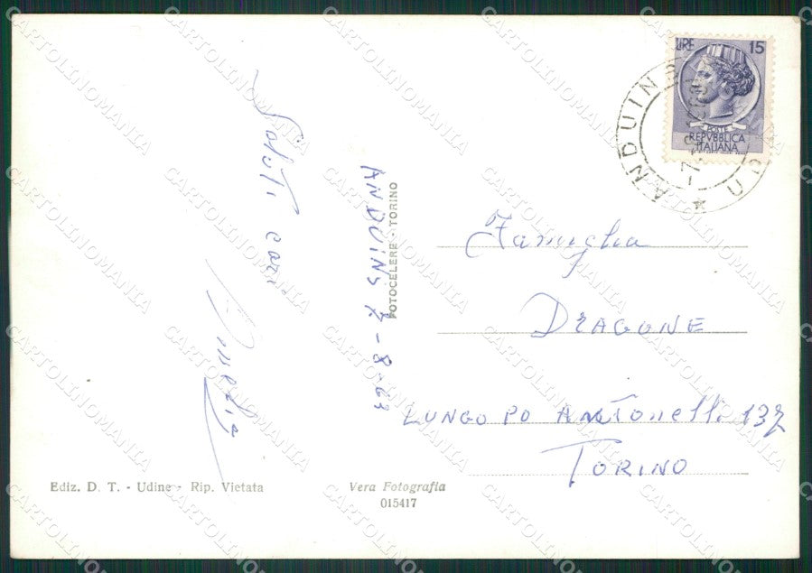 Udine Costumi Carnia Foto FG cartolina ZKM8209 – retro