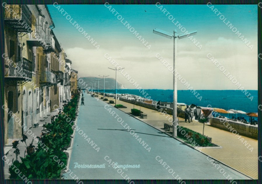 Macerata Portorecanati PIEGA Foto FG cartolina ZKM8213 – fronte