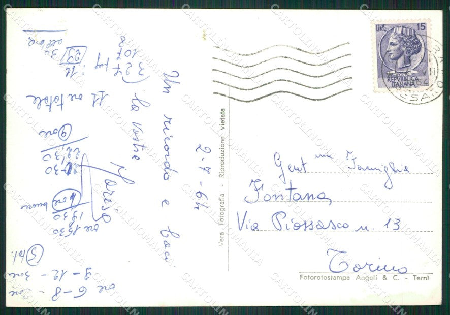 Pesaro Gradara Foto FG cartolina ZKM8223 – retro