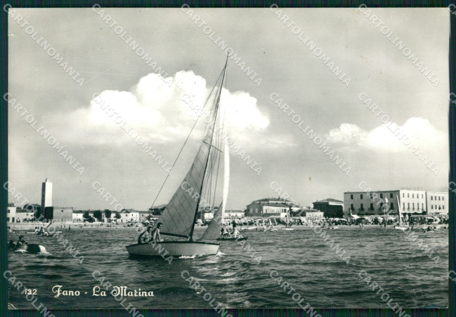 Pesaro Fano Barche Foto FG cartolina ZKM8225 – fronte