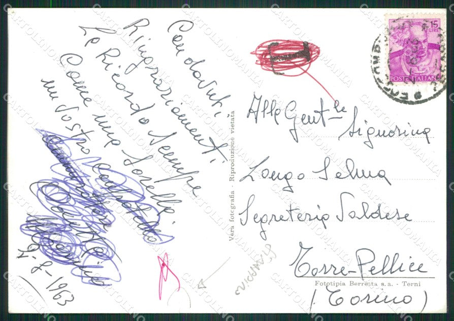 Pesaro Fossombrone STRAPPINO Foto FG cartolina ZKM8226 – retro
