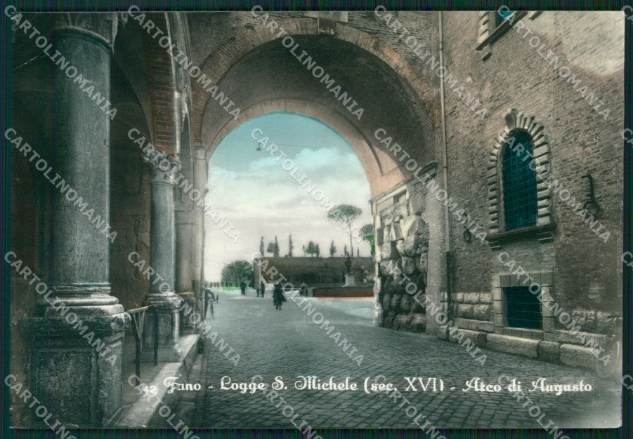 Pesaro Fano ABRASA Foto FG cartolina ZKM8231 – fronte
