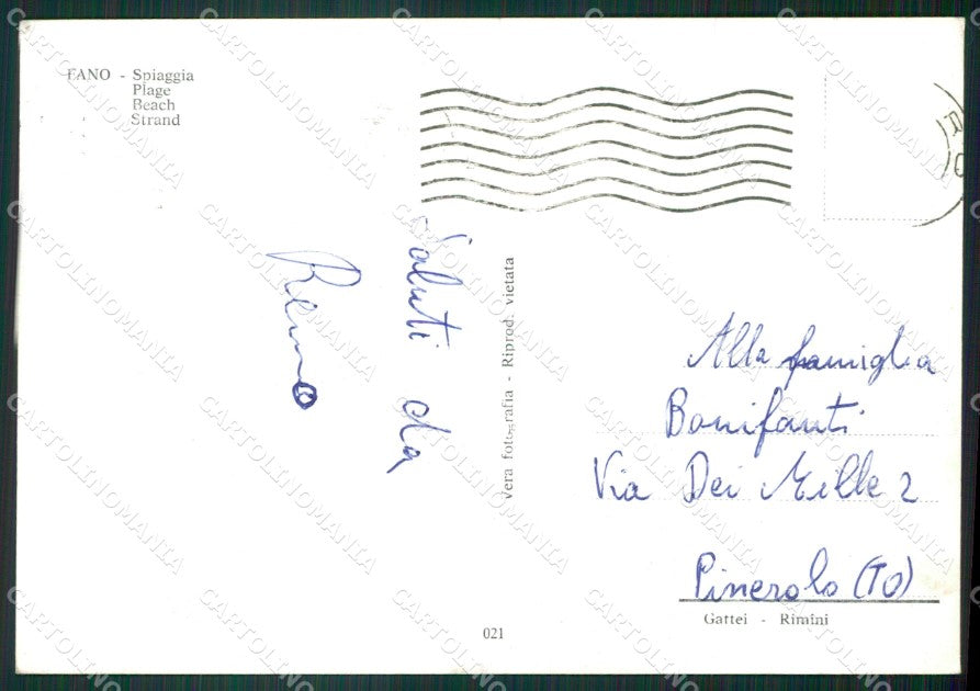 Pesaro Fano Foto FG cartolina ZKM8246 – retro